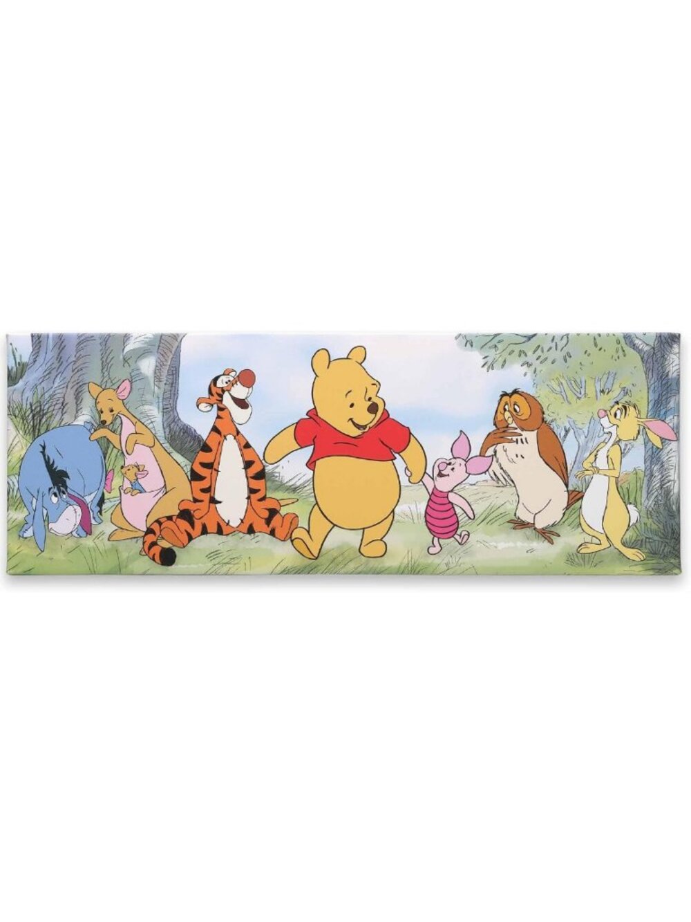 Winnie the Pooh & Friends Gallery Wrapped Canvas Art - Cute Nursery Wall Decor